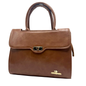 Michael Kors-Inspired Brown Handbag – Classic Style with Golden Touch