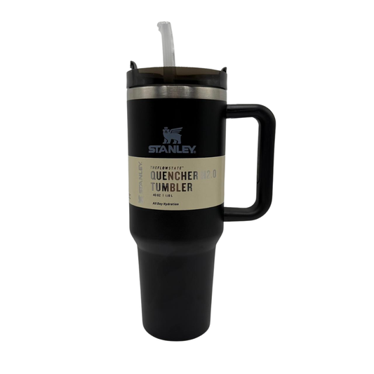 Stanley Black Tumbler – Classic Insulated Travel Mug for Everyday Use