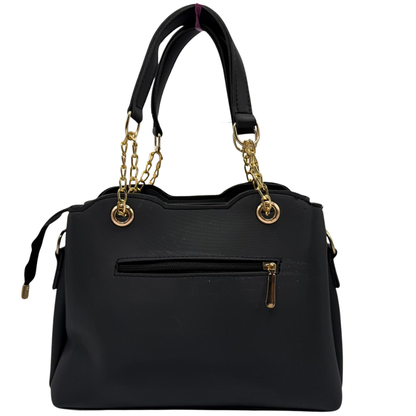 Selfie Girl Handbag with Golden Chain Handles