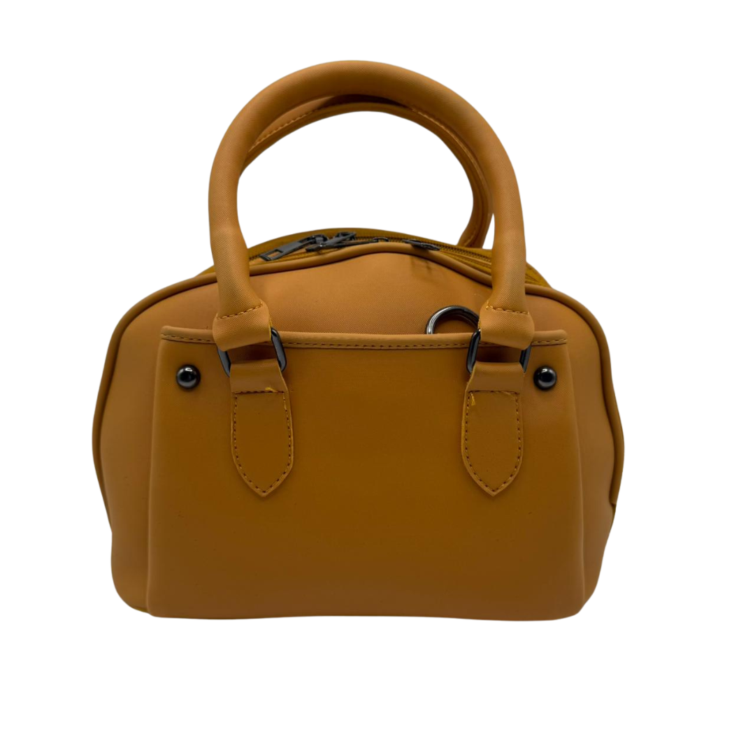 Chanel-Inspired Mustard Handbag – Compact Luxury with Signature Style