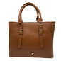 Kangaroo-Inspired Brown Leather Handbag – Classic Everyday Elegance