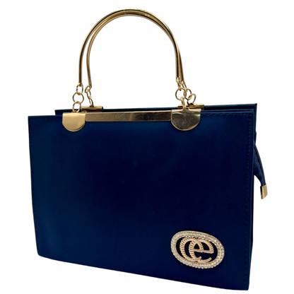 Cartier-Inspired Brown Handbag – Elegant Design with Golden Detailing