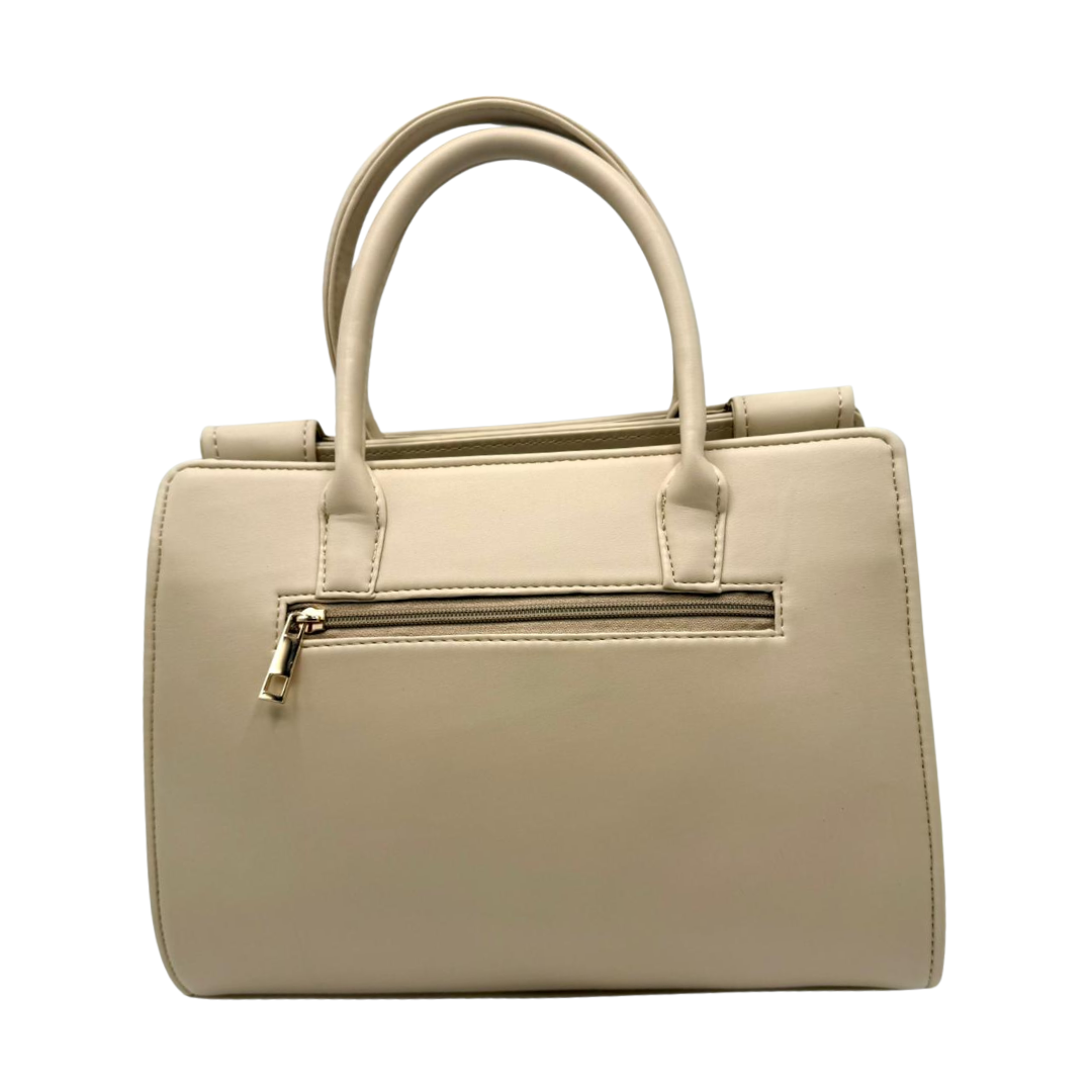 Michael Kors-Inspired Brown Handbag – Classic Style with Golden Touch