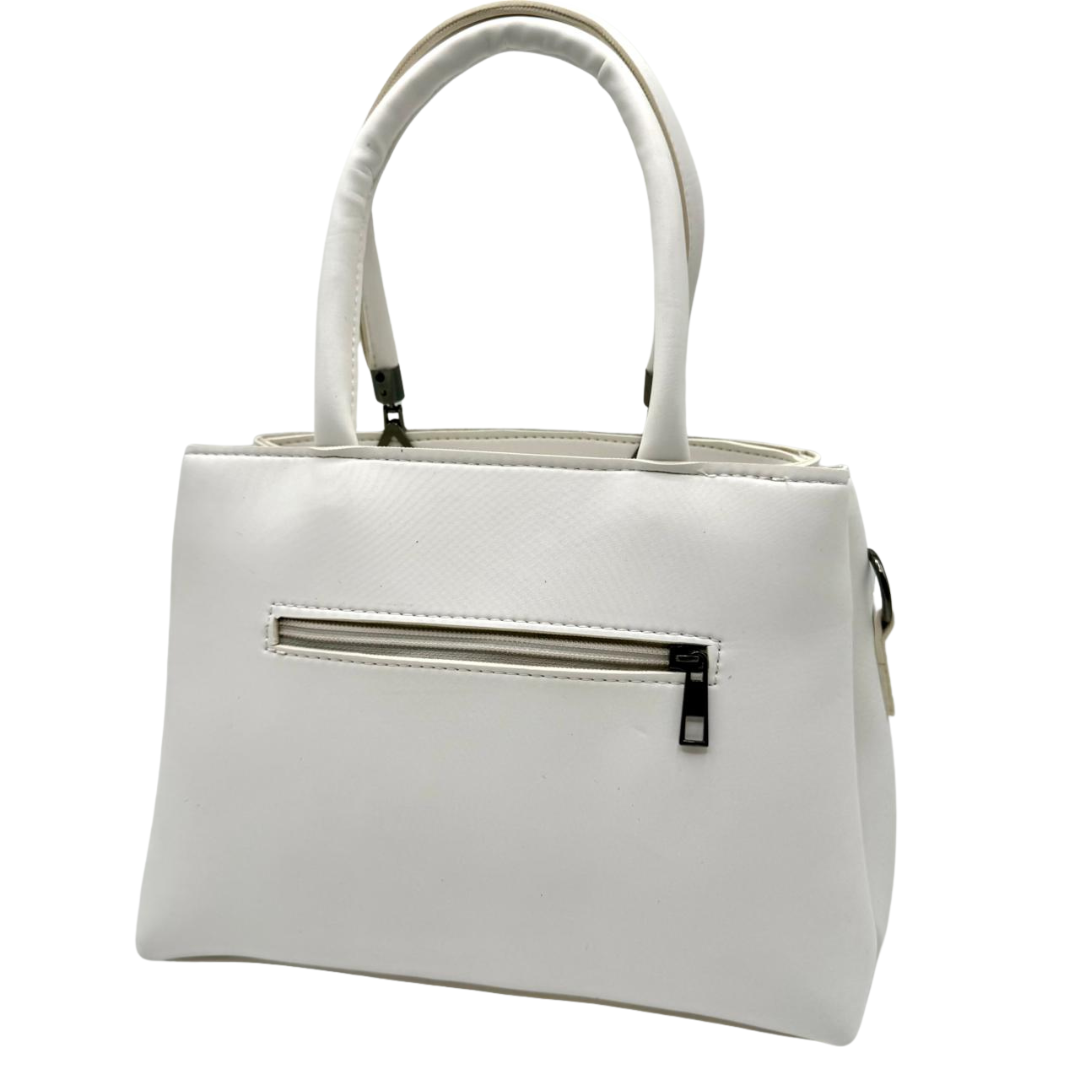 Jean Paul Gaultier-Inspired White Handbag – Classic Quilted Elegance