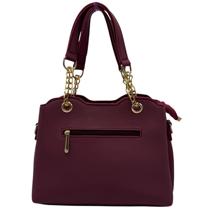 Selfie Girl Handbag with Golden Chain Handles