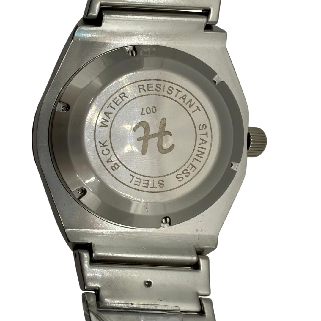 Hublot Silver Stainless Steel Men’s Watch – Green Dial Luxury Edition