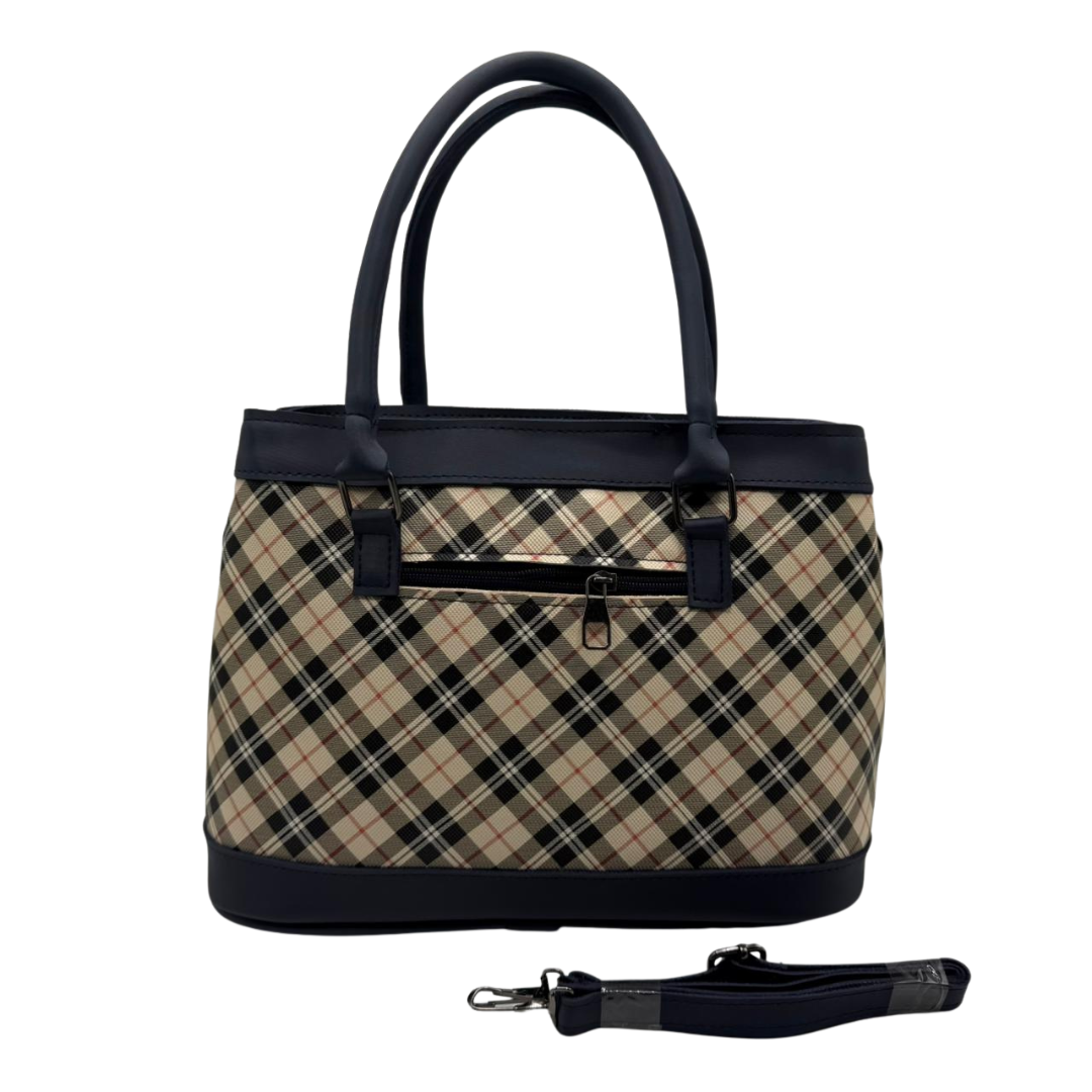 Classic Check Pattern Handbag