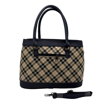 Classic Check Pattern Handbag