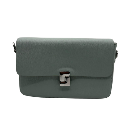 Minimalist Flap Shoulder Crossbody Bag - Green