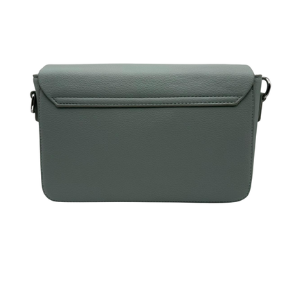 Minimalist Flap Shoulder Crossbody Bag - Green