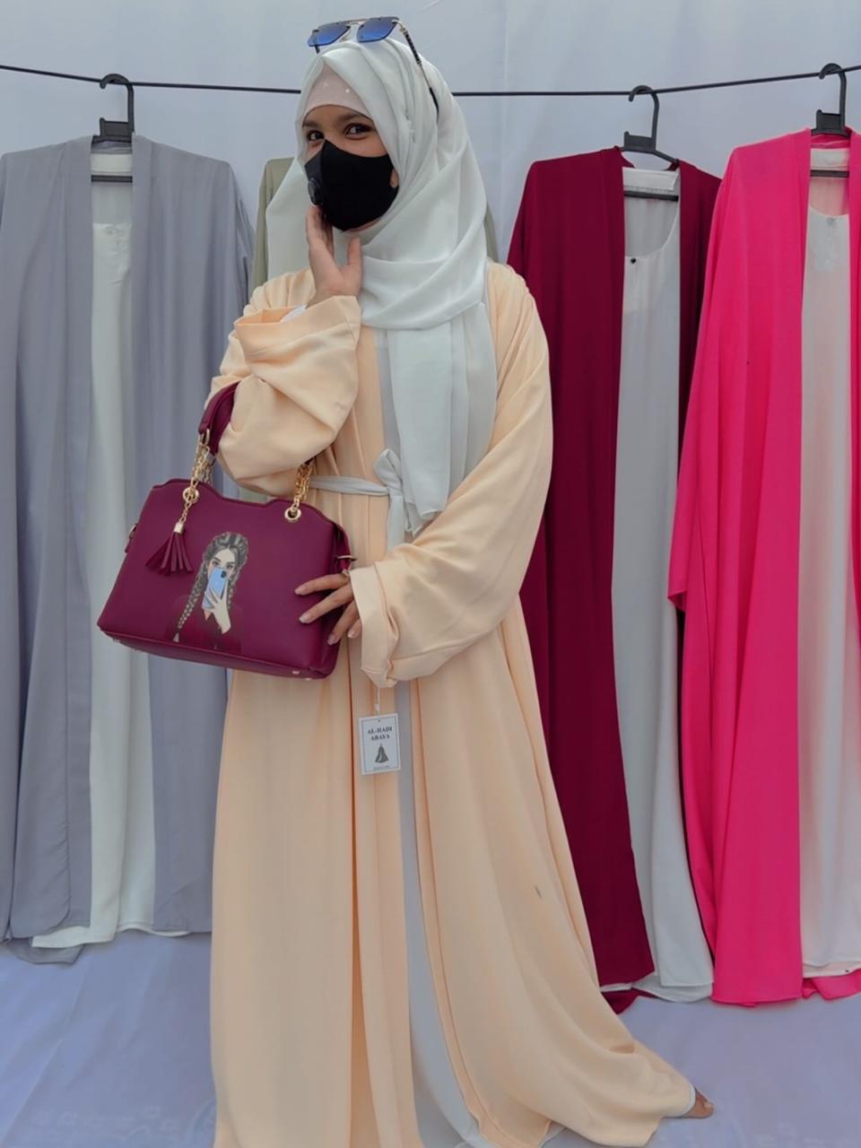 Korean Nida Fabric Abaya – Elegant, Soft & Premium Quality