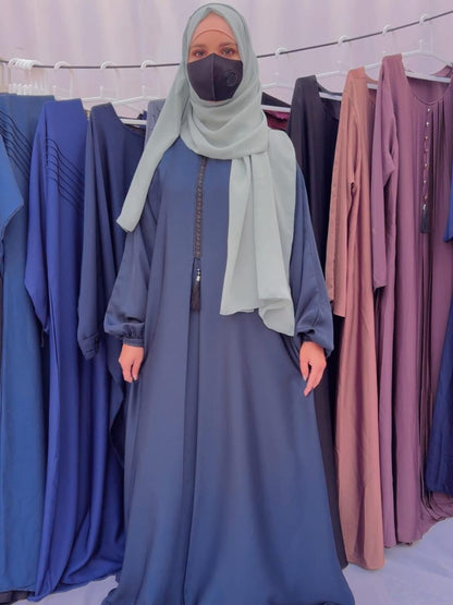 Nida Open Gown Abaya – Elegant Front-Open Style with Modern Modesty