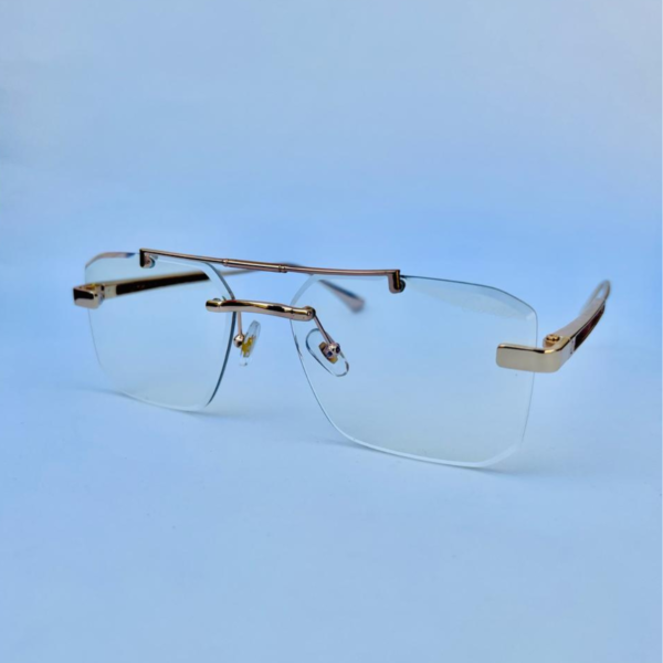 artier-Style-Rimless-Eyeglasses-Luxury-Gold-Frame-Unisex-Fashion-Eyewear